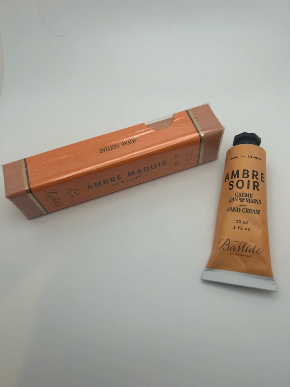 Bastide Ambre Soir Hand Cream - 30 ml and 10ml Ambre Maquis edtoilette